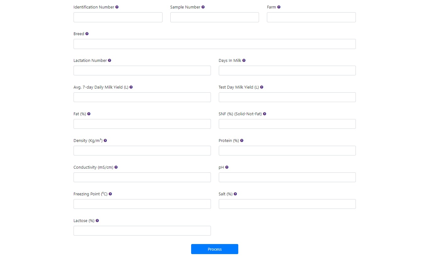 Image: Individual Data Entry Form