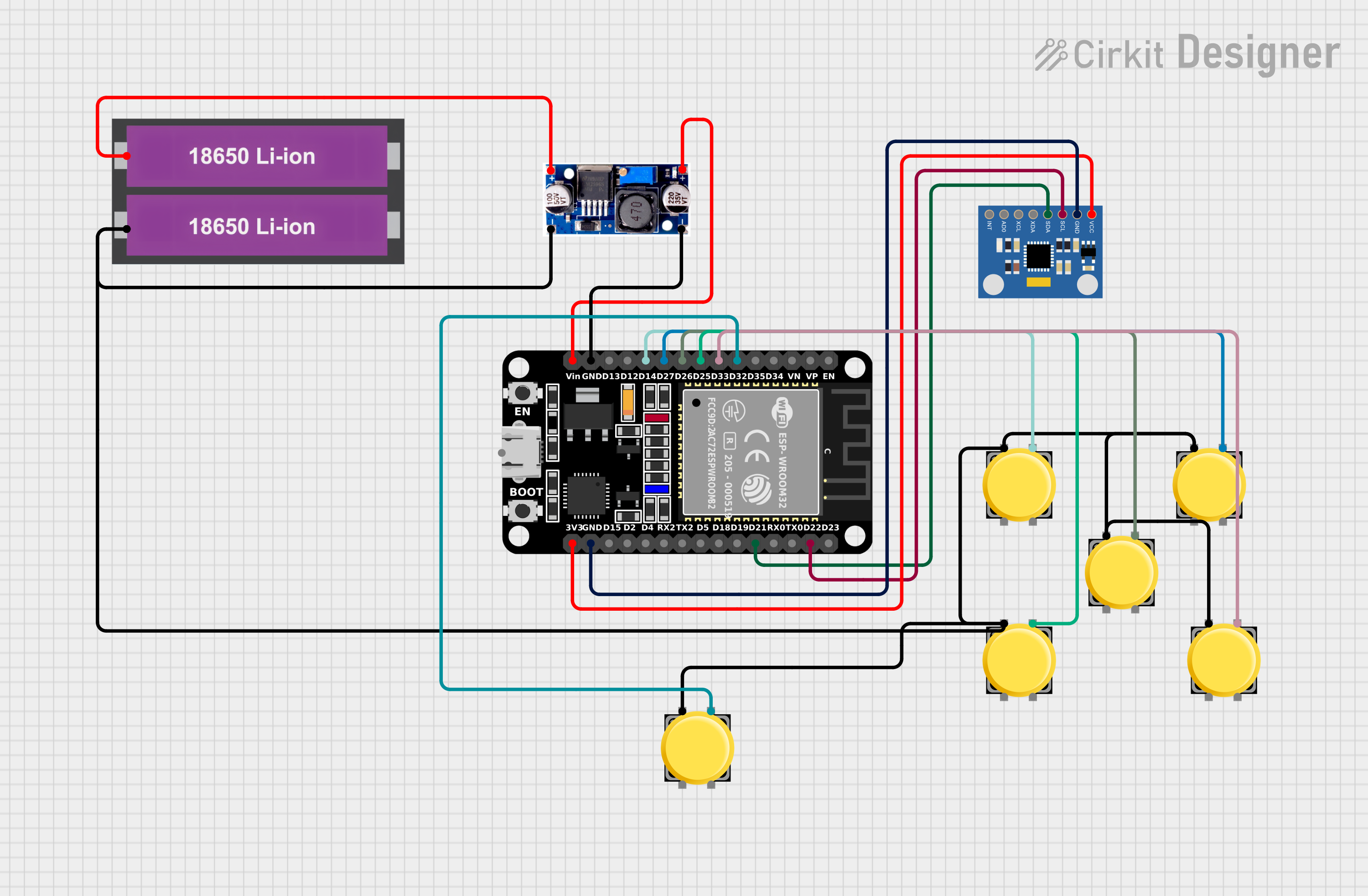 VR Golf Circuit Diagram