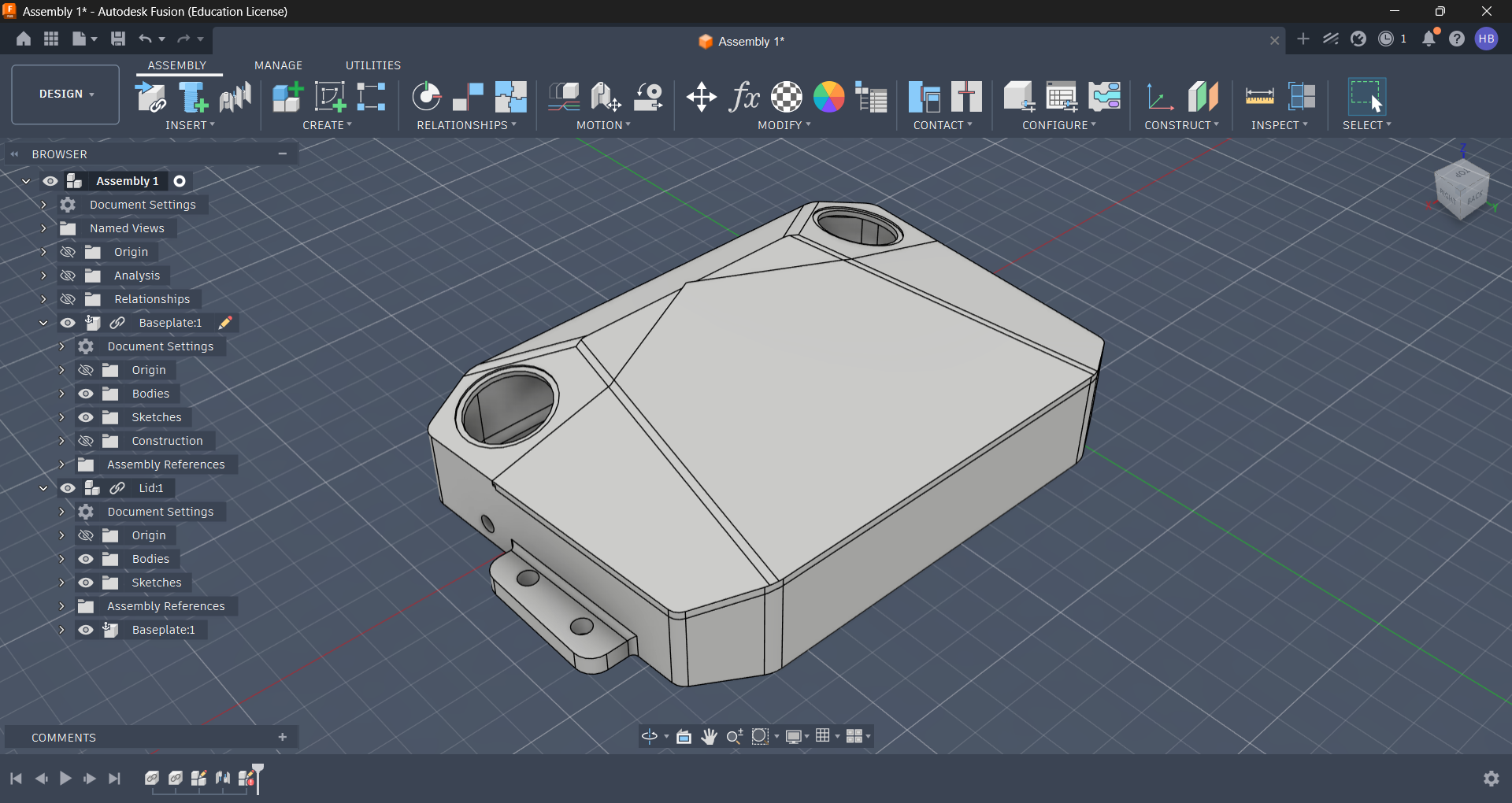 Enclosure CAD Design 1