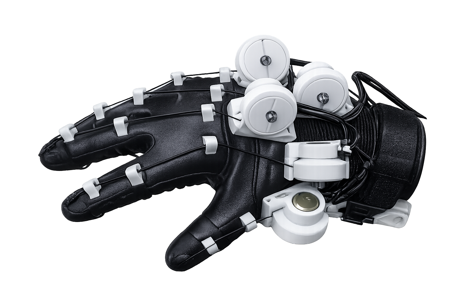 GloveXcel wearable hand rehabilitation glove prototype