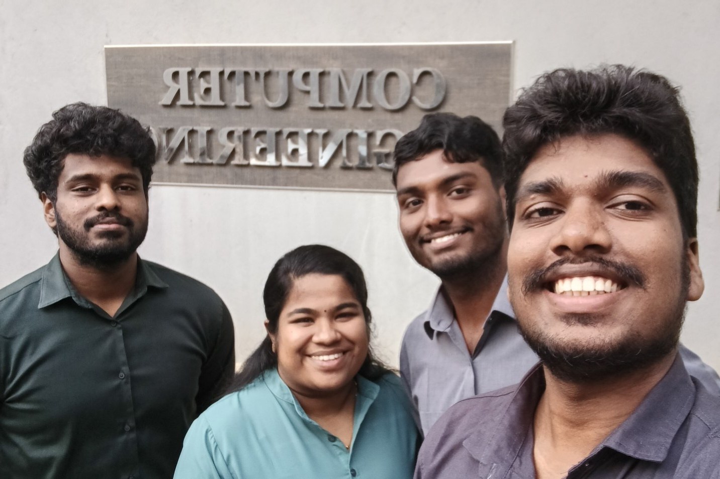 ResQ team after the first project milestone proposal presentation