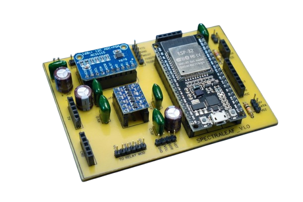 ESP32 controller board used as the main Spectra Leaf hardware controller