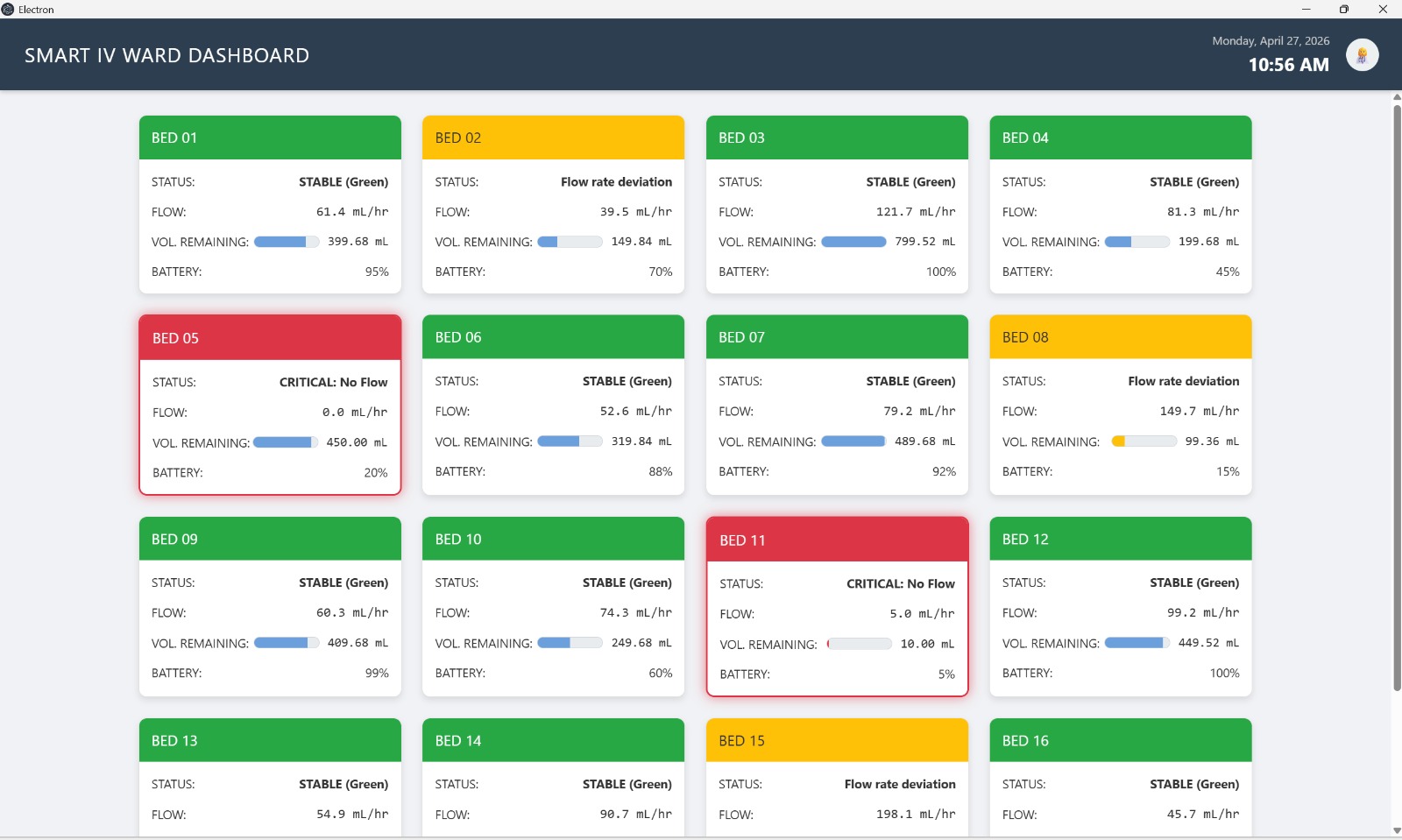 Desktop Dashboard Screenshot