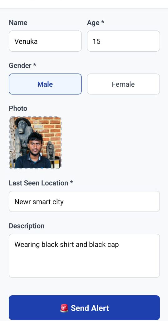 Report Missing Person
