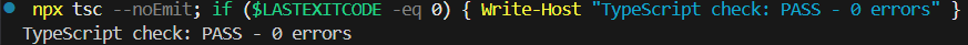 TypeScript Compilation Results
