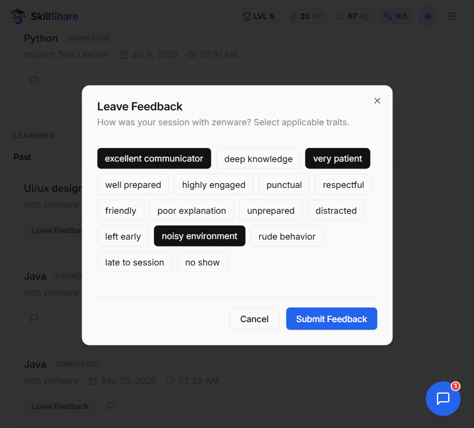 Feedback and Gamification State
