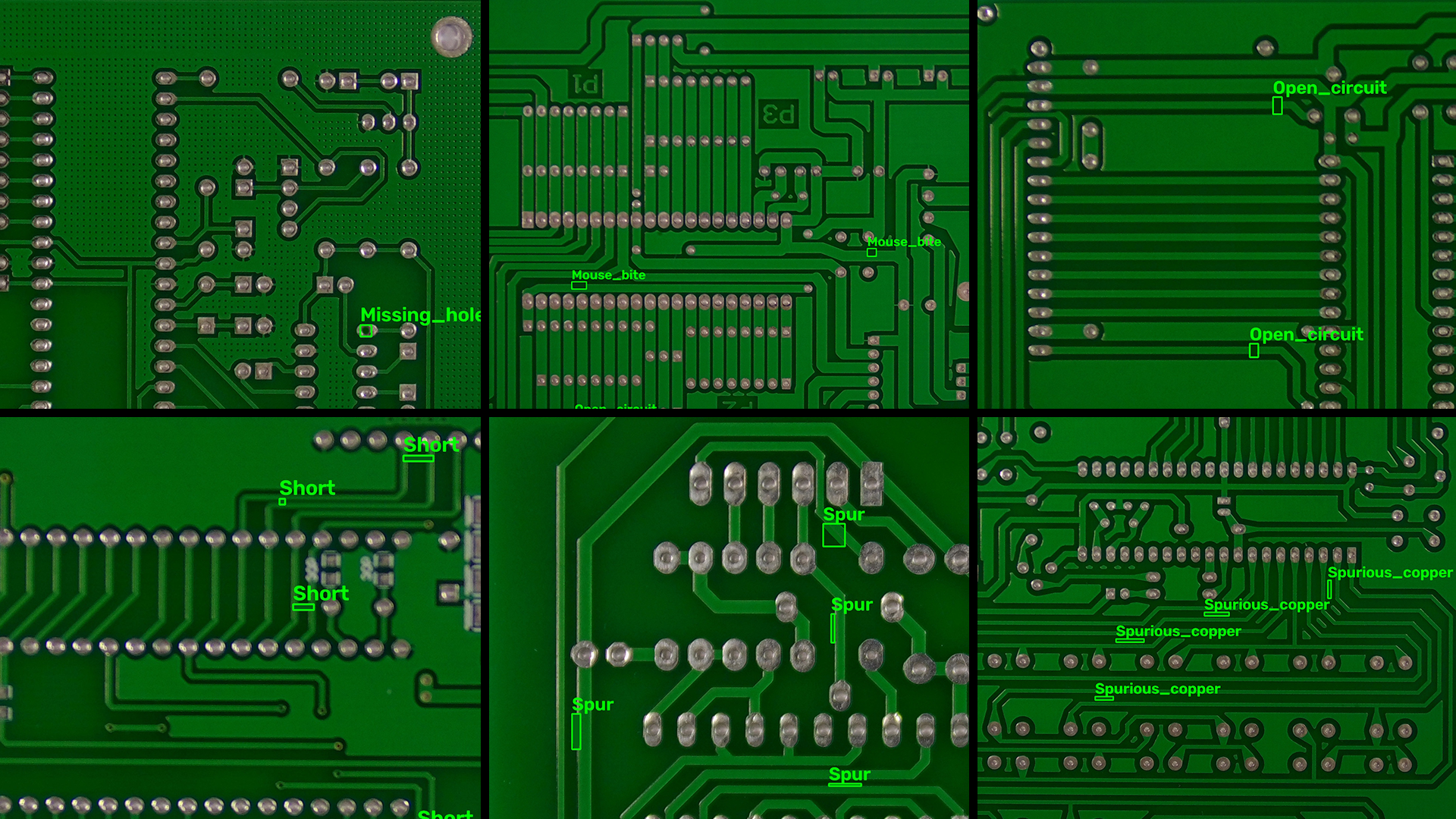 PCB Defect Classes