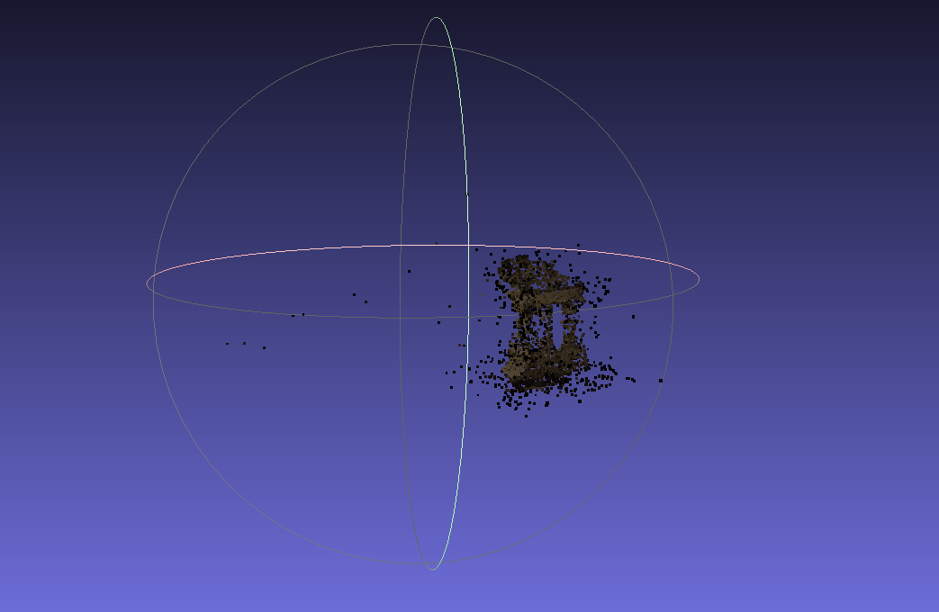 Deep-learning sparse point cloud